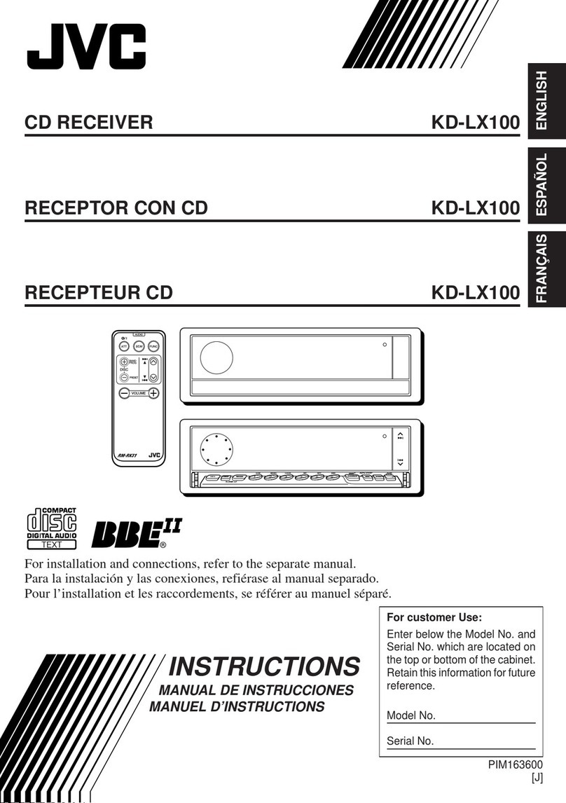 JVC KD-LX100 User manual