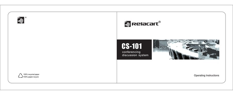 RELACART CS-101 Operating instruction RELACART CS-101 Operating instruction