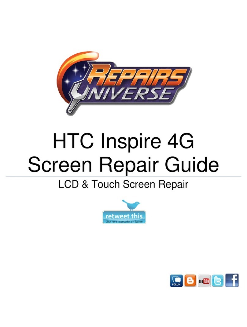 HTC Inspire 4G Assembly instructions