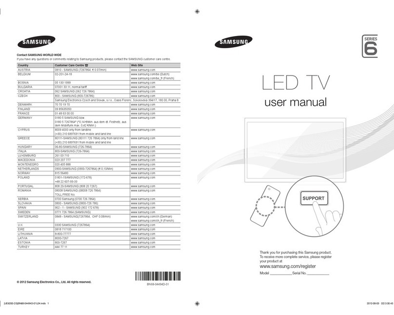 Samsung UE32ES6200 User manual