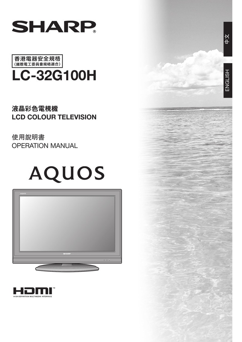 Sharp LC-32G100H User manual