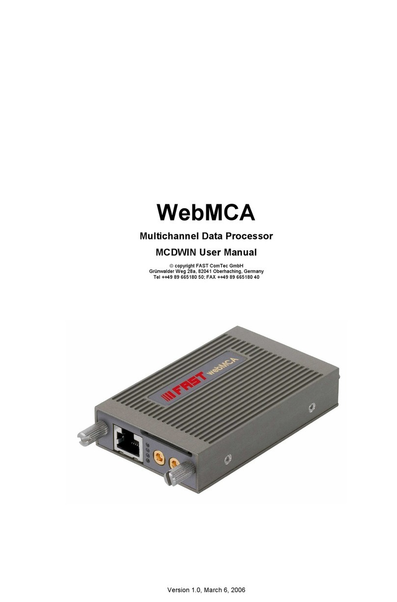 FAST ComTec MCDWIN user manual