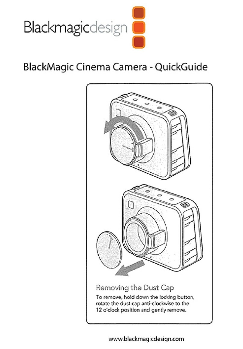 Blackmagicdesign Cinema Camera User manual