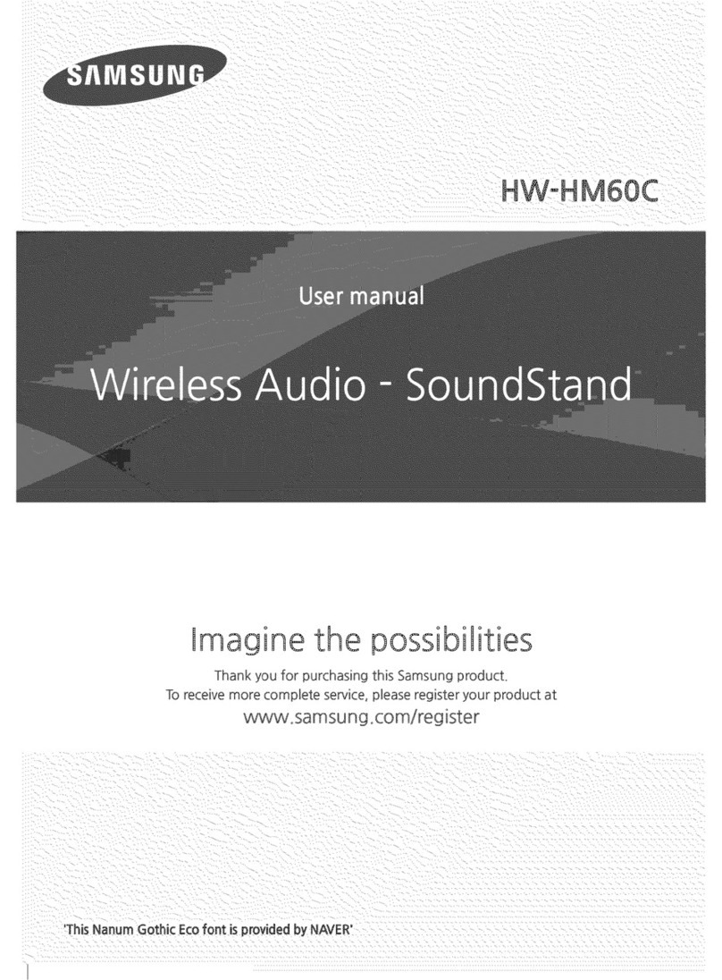 Samsung HW-HM60C User manual