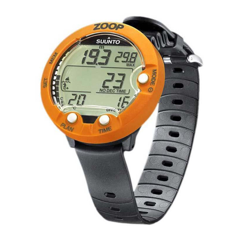 Suunto ZOOP User manual Suunto ZOOP User manual