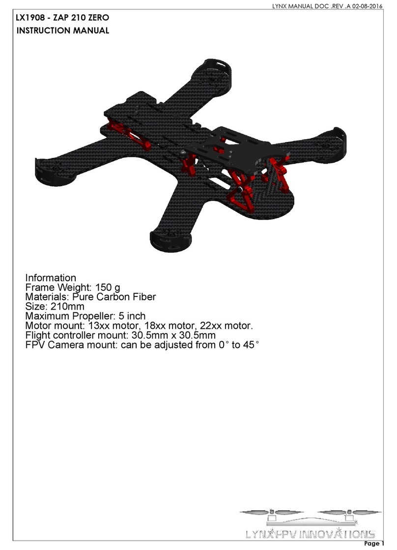 Lynx ZAP 210 Zero instruction manual