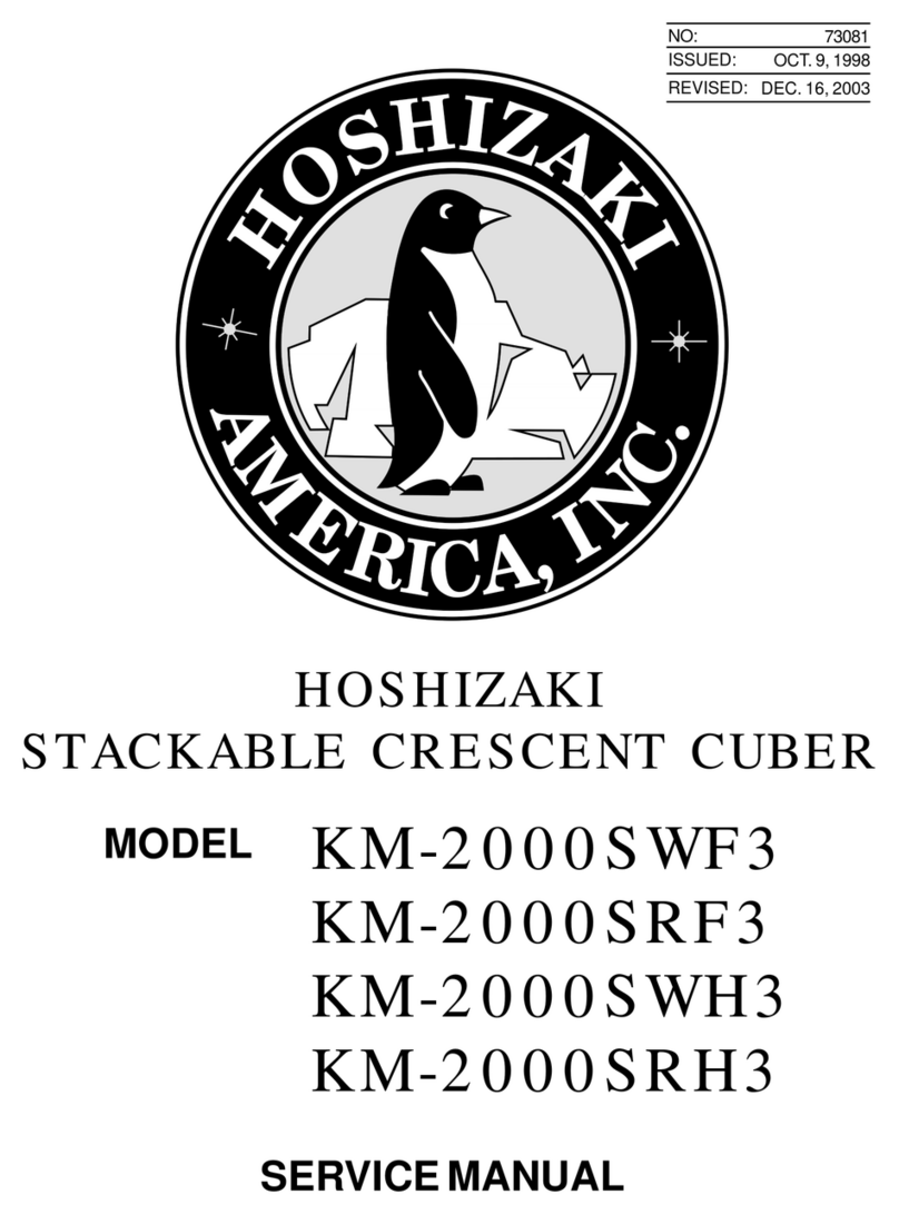 Hoshizaki KM-2000SWH3 Service manual