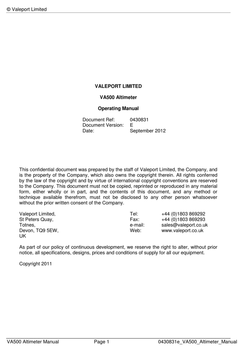 Valeport va500 User manual