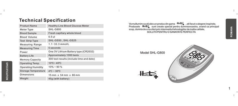 HealthyLine SHL-G800 user manual