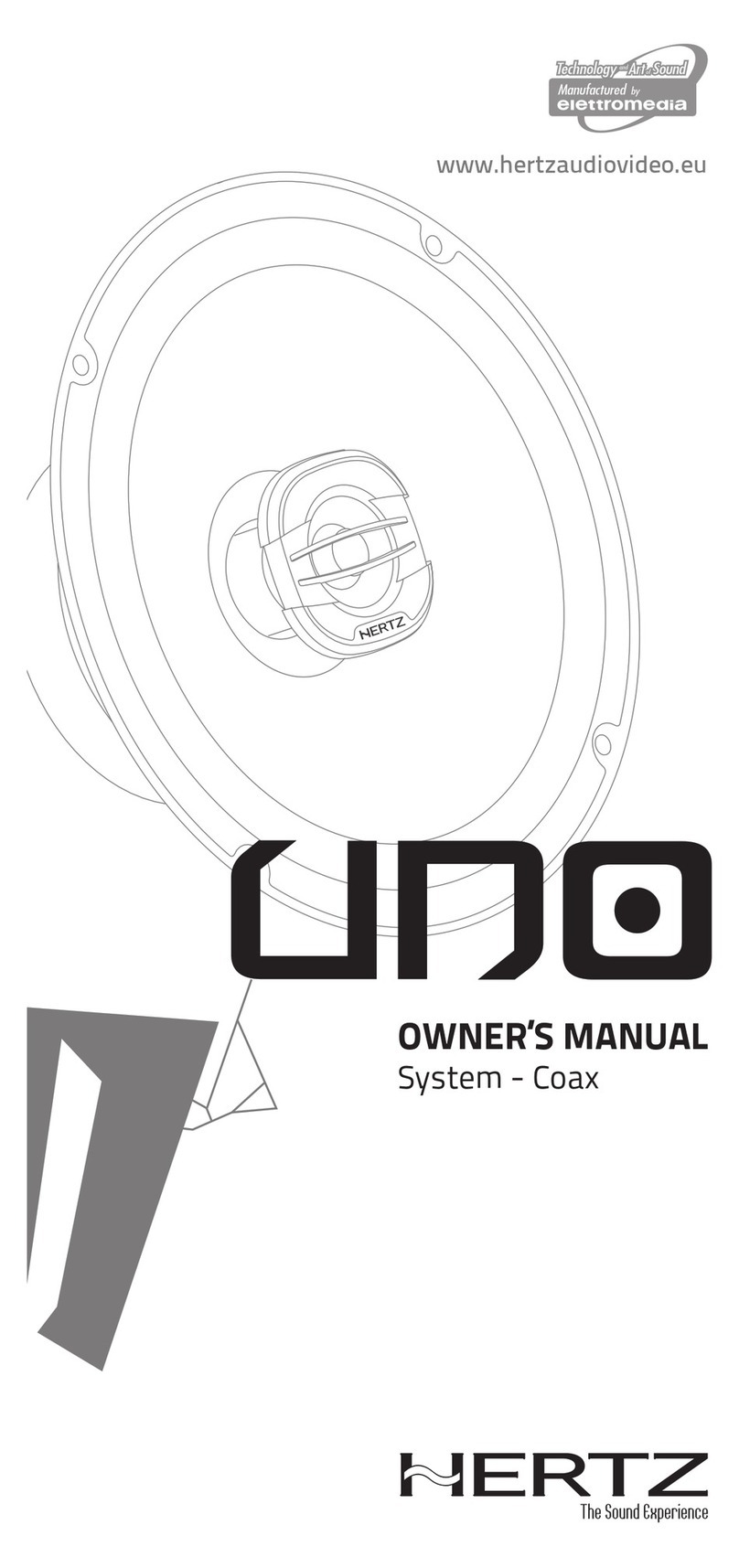 Hertz uno K 130 owner's manual