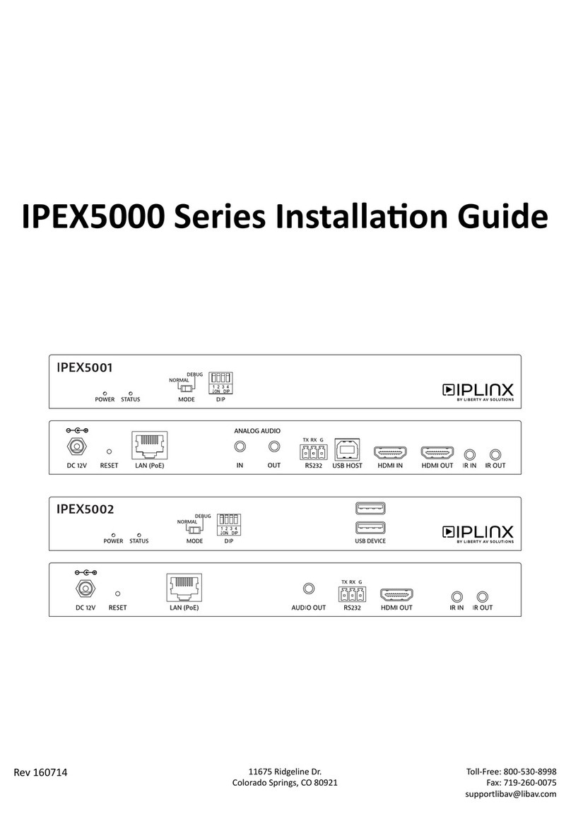 Liberty IPEX5001 installation guide