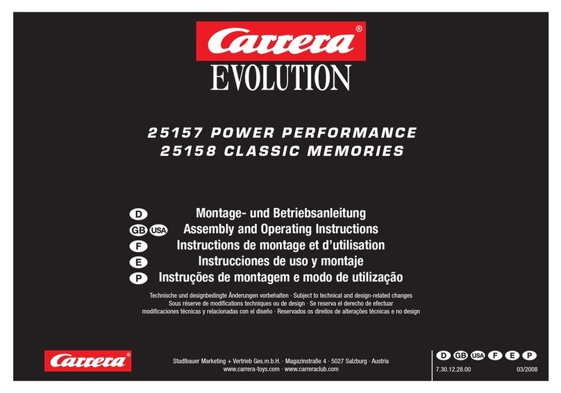 Carrera 25157 POWER PERFORMANCE Assembly and operating instructions