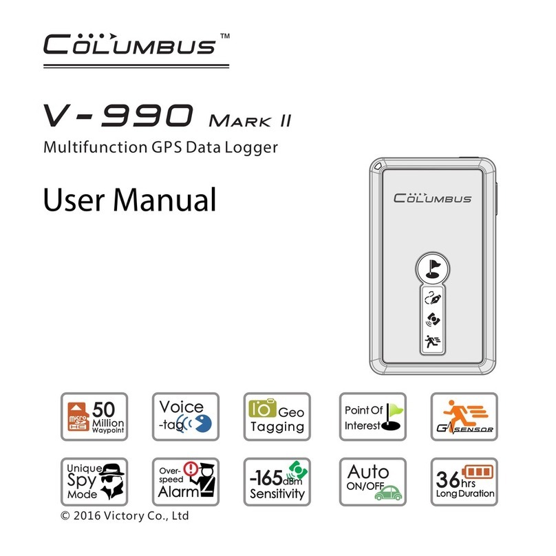 Columbus V - 990 Mark II user manual