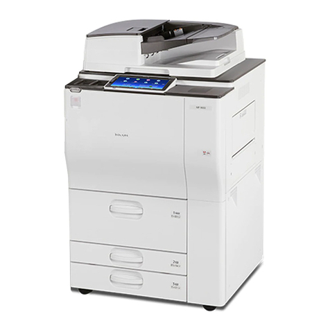 Ricoh MP 6503 User manual