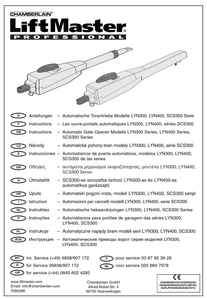 Chamberlain LYN300 Series User manual
