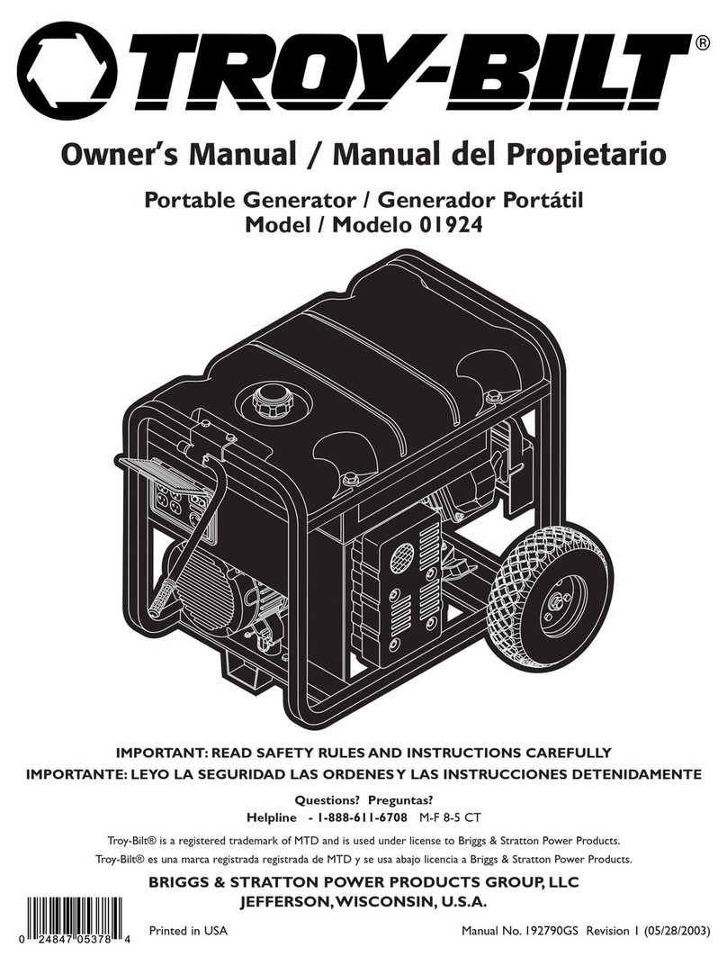 Troy-Bilt 1924 owner's manual Troy-Bilt 1924 owner's manual