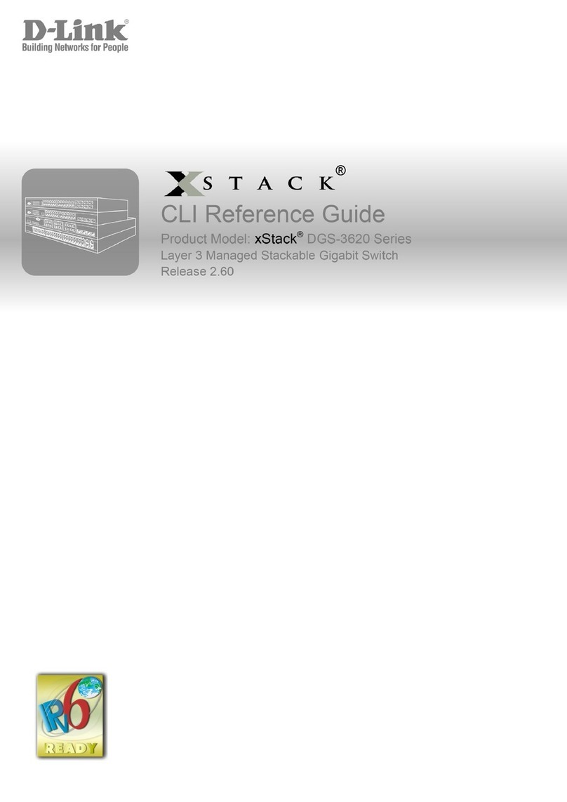 D-Link xStack DGS-3620 Series User manual