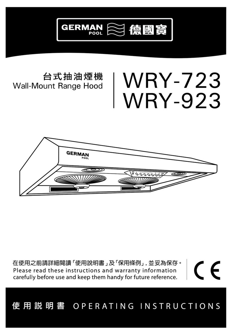 German pool WRY-723 operating instructions