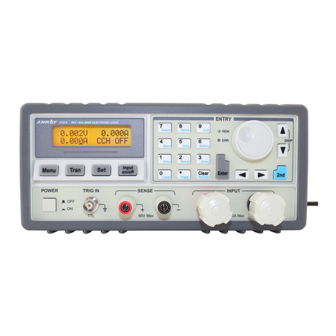 Array electronic 3720A User manual