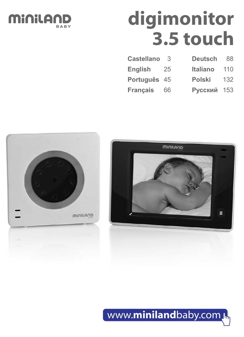 miniland baby DIGIMONITOR manual