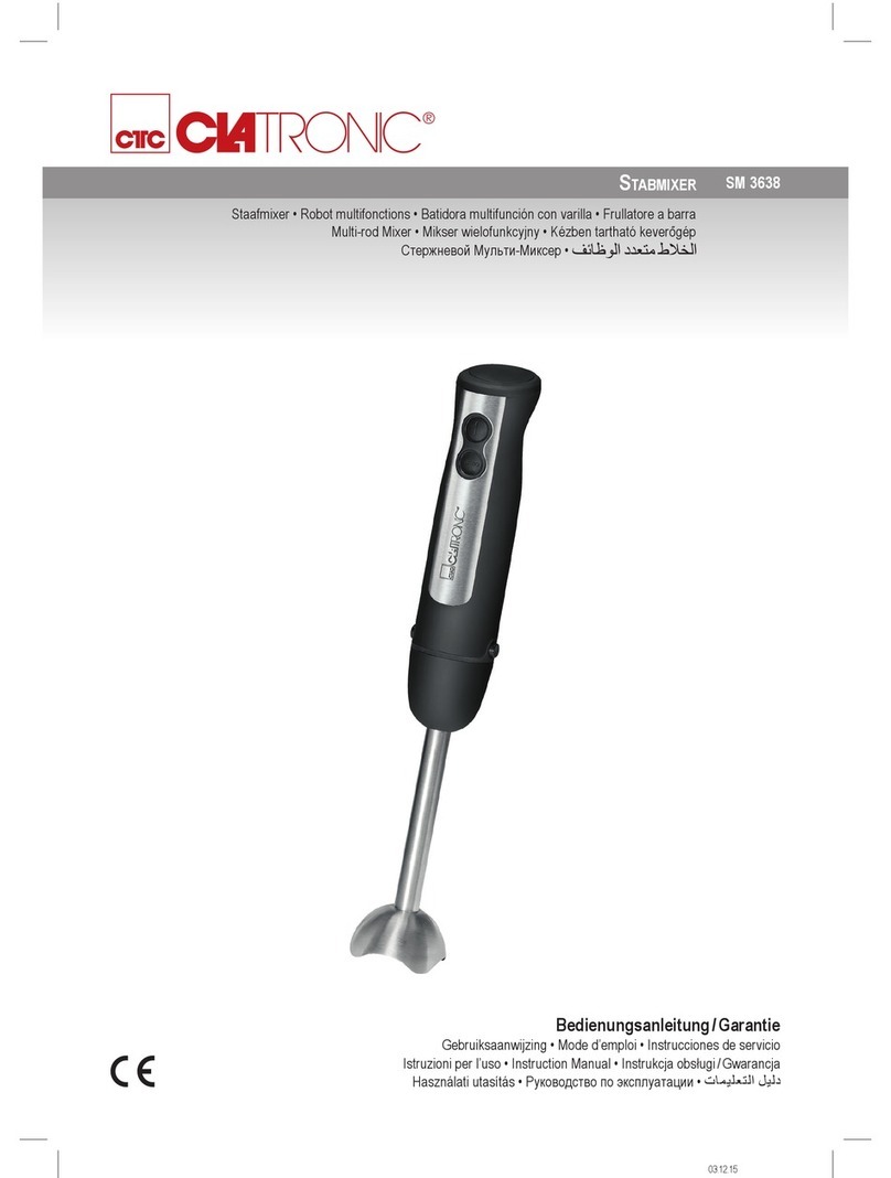 Clatronic SM 3638 instruction manual