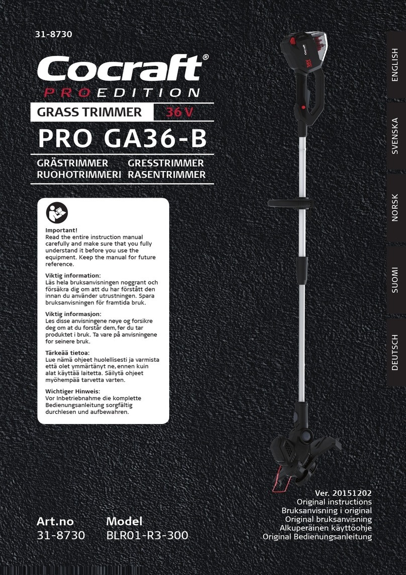 Cocraft BLR01-R3-300 Original instructions