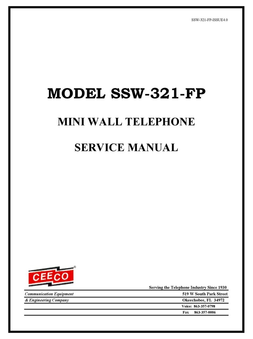 CEECO SSW-321-FP User manual