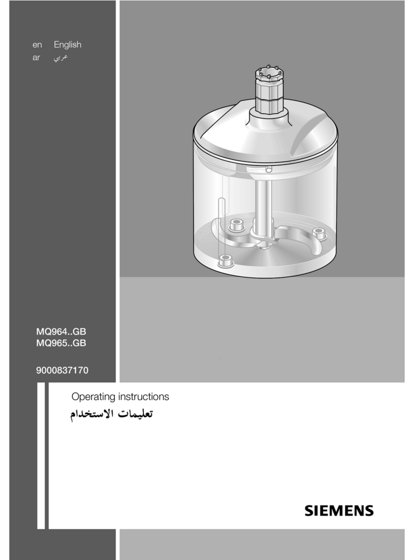 Siemens MQ964..GB User manual