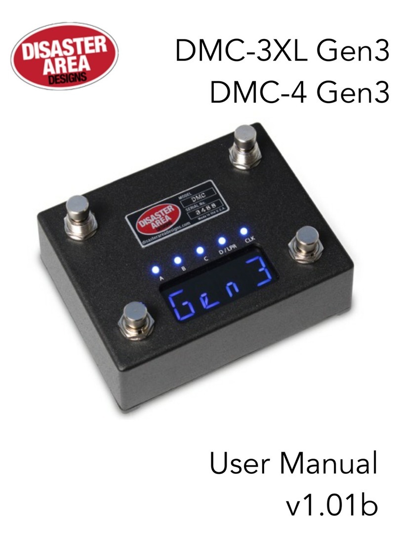 Disaster Area Design DMC-3XL Gen3 user manual