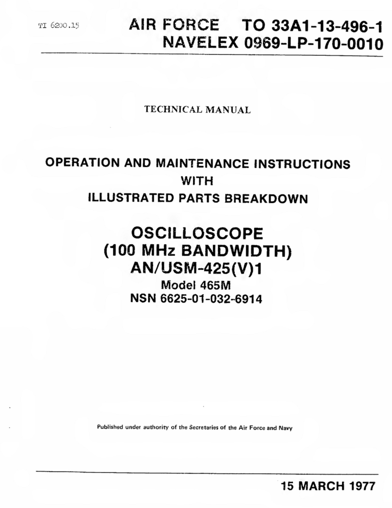 Tektronix 465M User manual