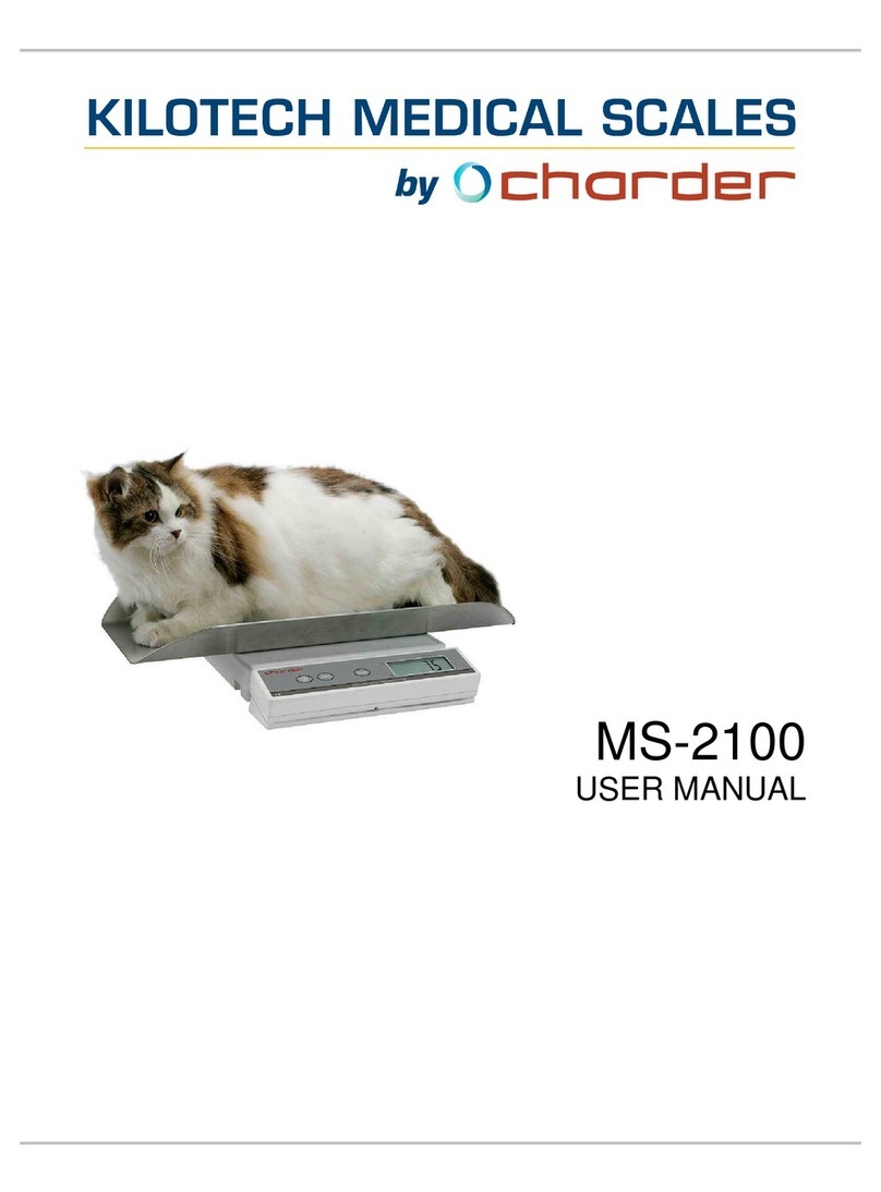 CHARDER MEDICAL Kilotech MS-2100 user manual