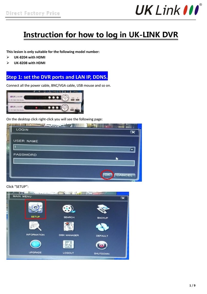 UK Link UK-8204 User manual