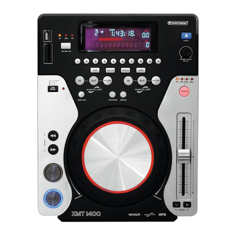 Omnitronic XMT-1400 User manual