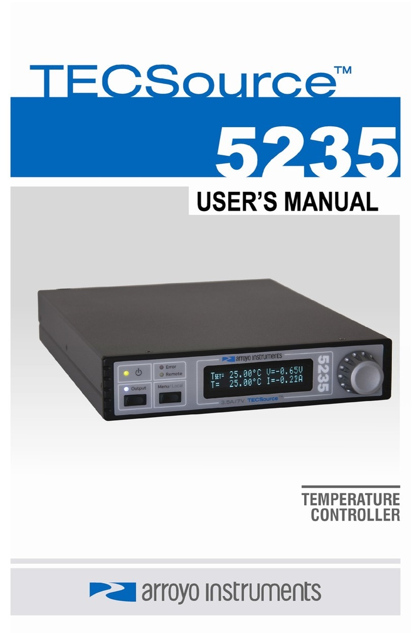TEC Source Arroyo 5235 User manual