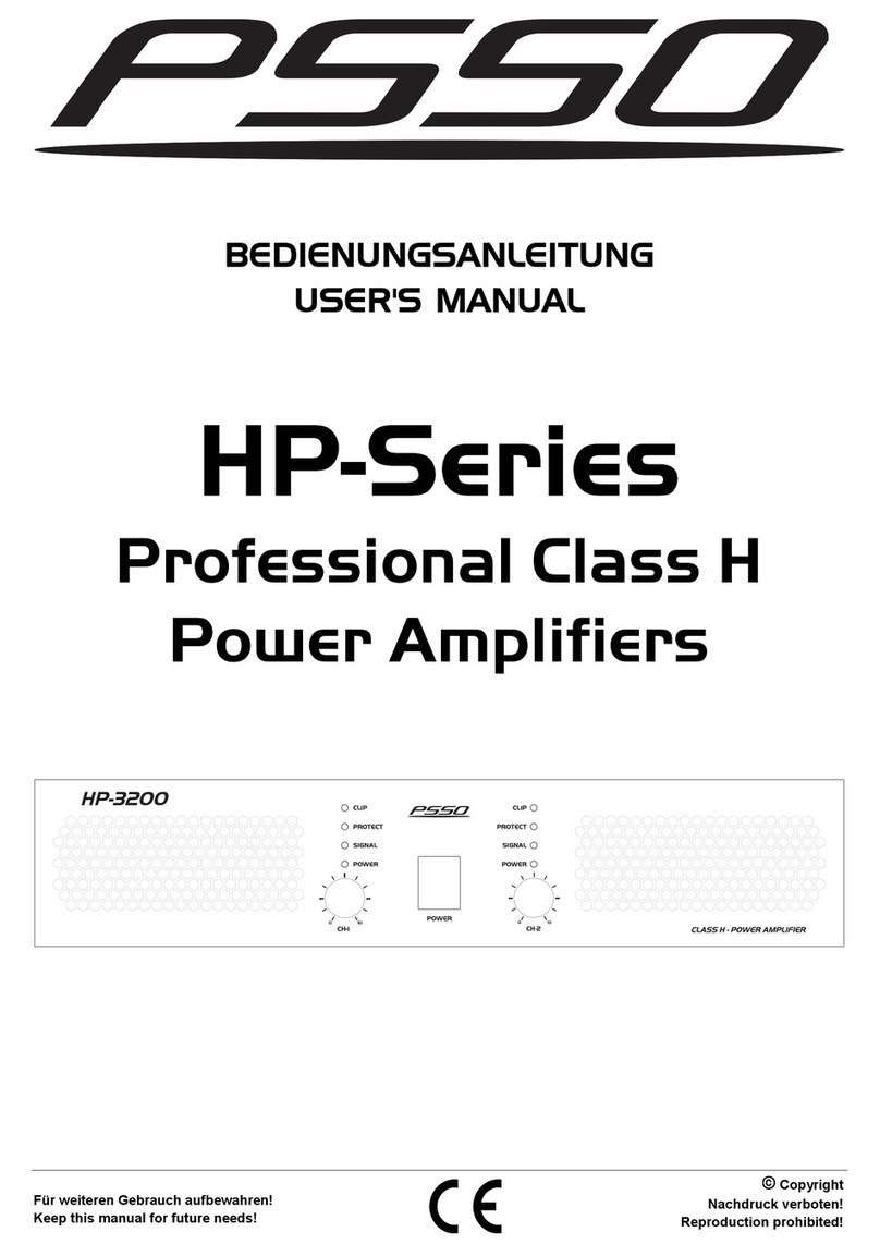 PSSO HP-SERIES user manual