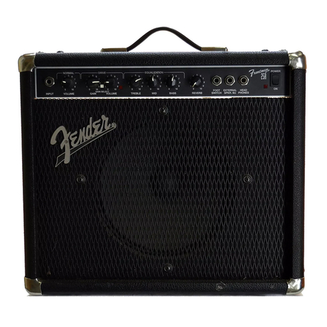 Fender Frontman 25R (Series II) User manual