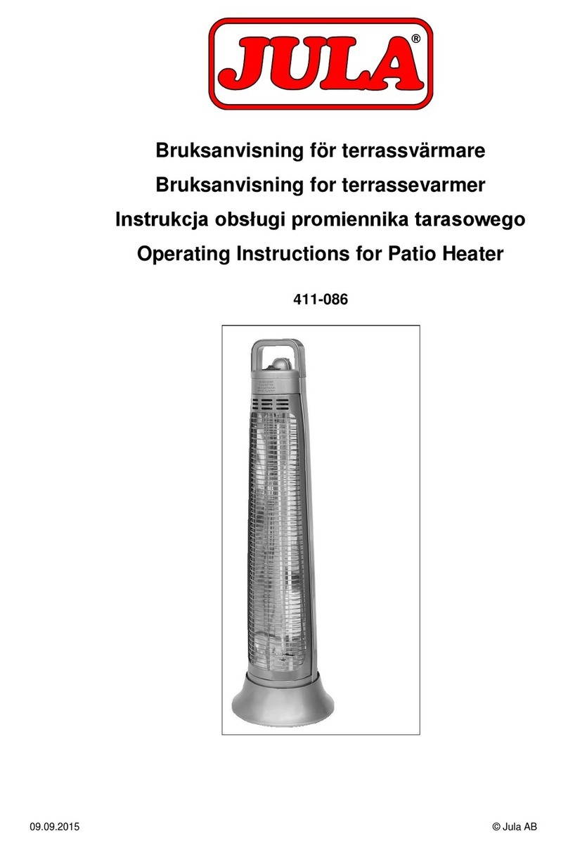 Jula 411-086 operating instructions