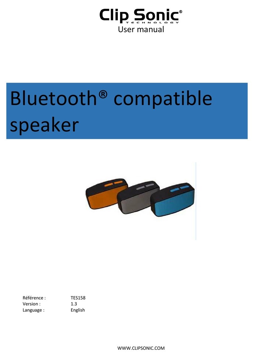 Clip Sonic TES158 user manual