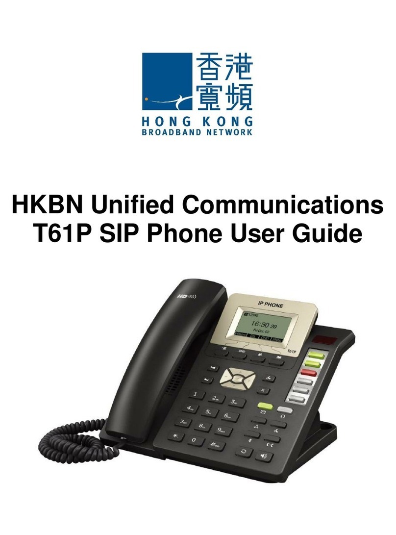 HKBN Unified Communications T61P user guide HKBN Unified Communications T61P user guide
