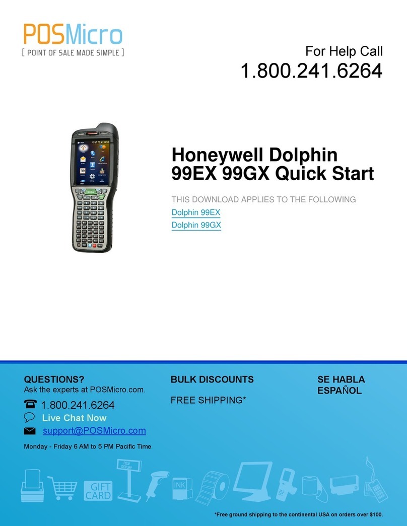 Honeywell Dolphin 99GX User manual Honeywell Dolphin 99GX User manual