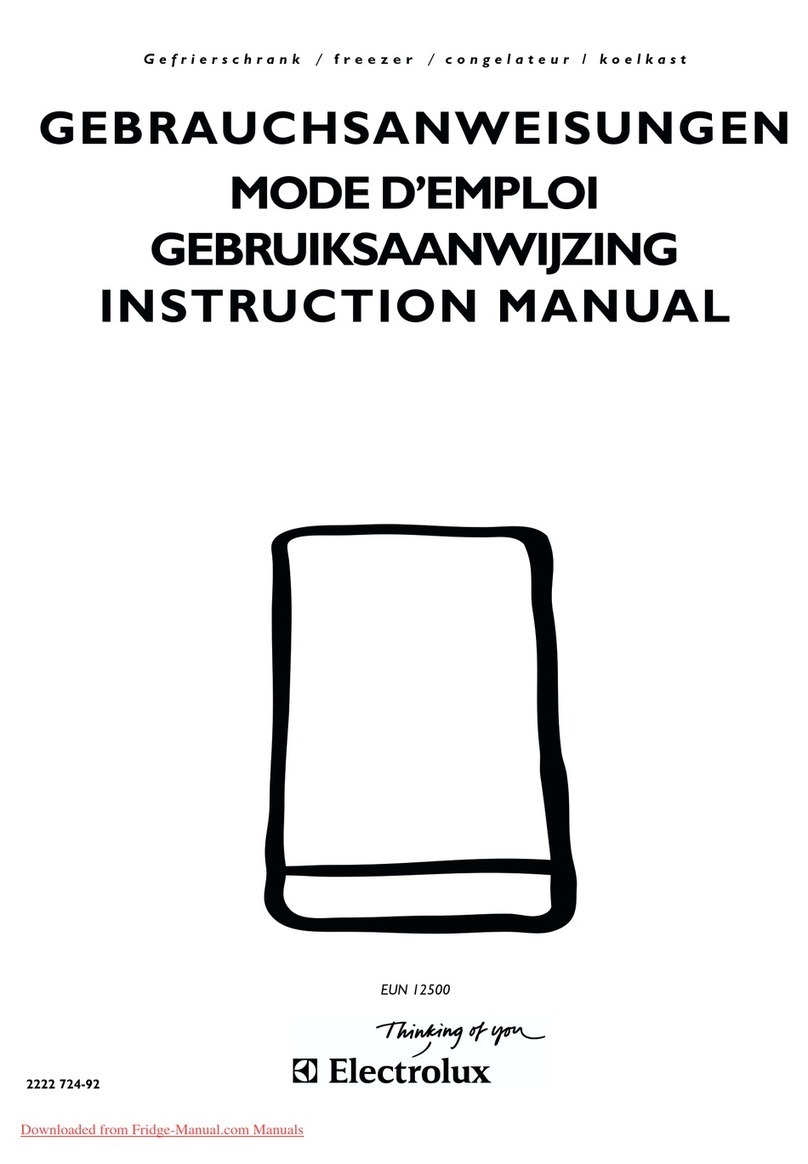 Electrolux EUN 12500 instruction manual