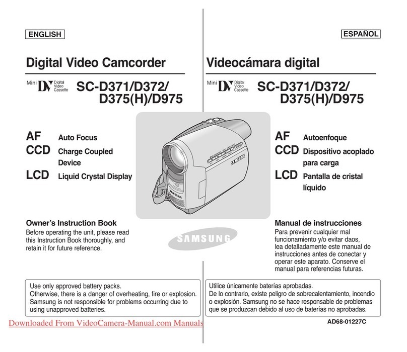 Samsung SC-D371 Owner's instruction