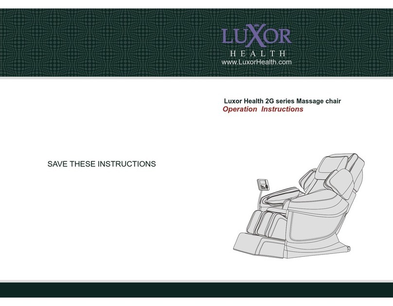 Luxor Health 2G series Operation instructions Luxor Health 2G series Operation instructions