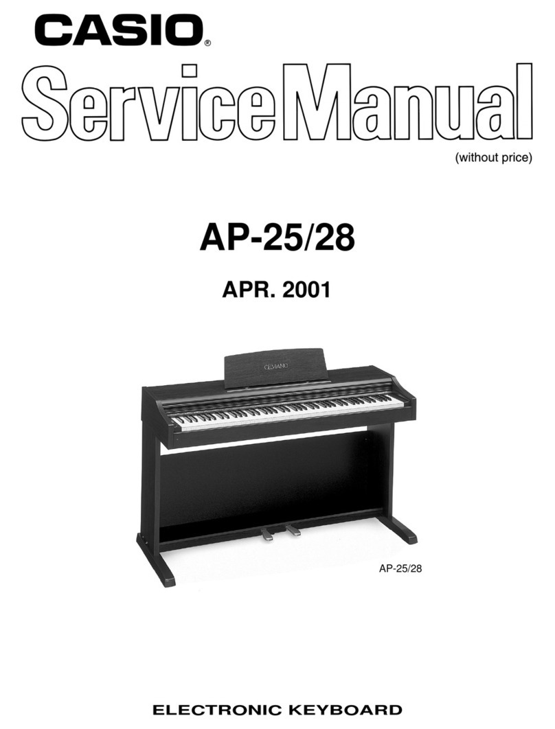 Casio Celviano AP-25 User manual