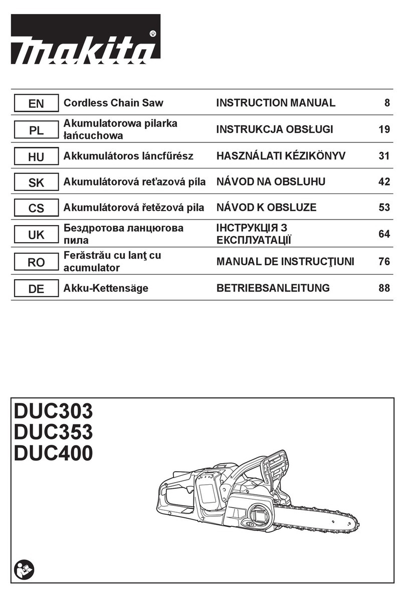 Makita DUC303 User manual