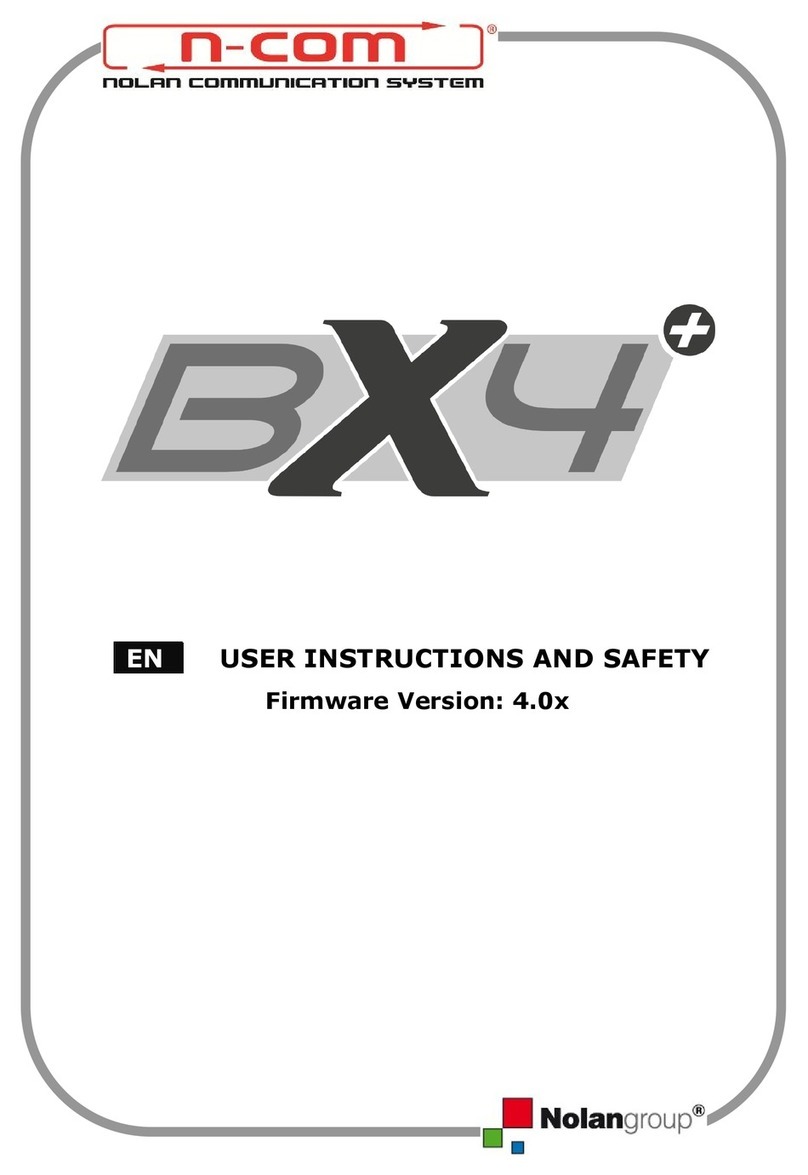 N-Com BX4 PLUS Instruction Manual