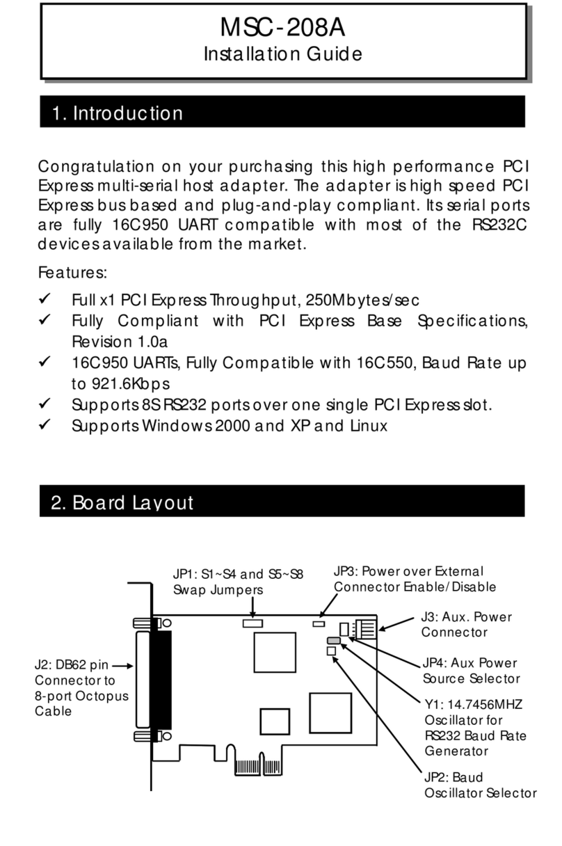 ANTAIRA MSC-208A installation guide