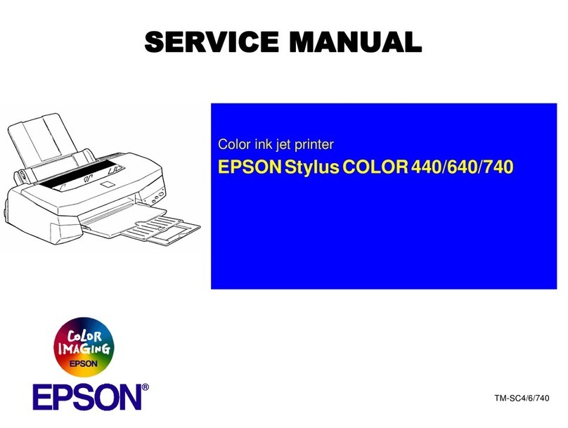 Epson Stylus Color 440 User manual