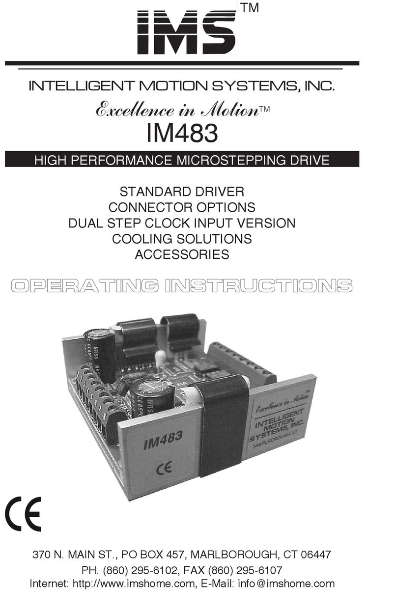 IMS IM483 operating instructions