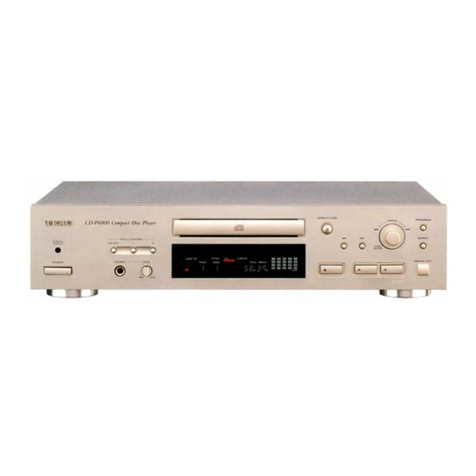 Teac CD-P6000 User manual